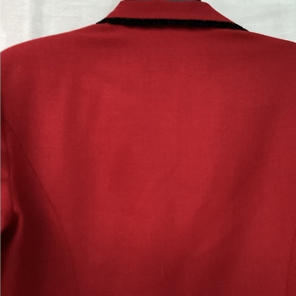 Donna Ricco Red  women’s Coat / Blazer Size 4 - Picture 5 of 12